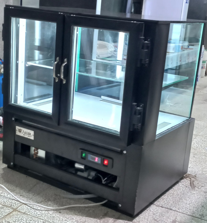 درب ریلی آلومینیومی شیشه دوجداره